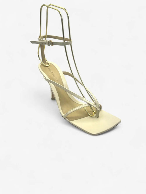 Bottega Veneta Stretch Sandalen Beige Größe 39