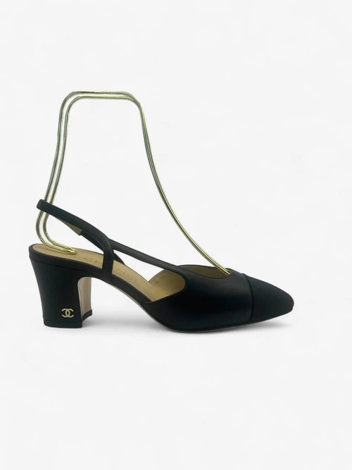 Chanel Slingpumps Schwarz Größe 38