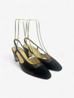 Chanel Slingpumps Schwarz Größe 38