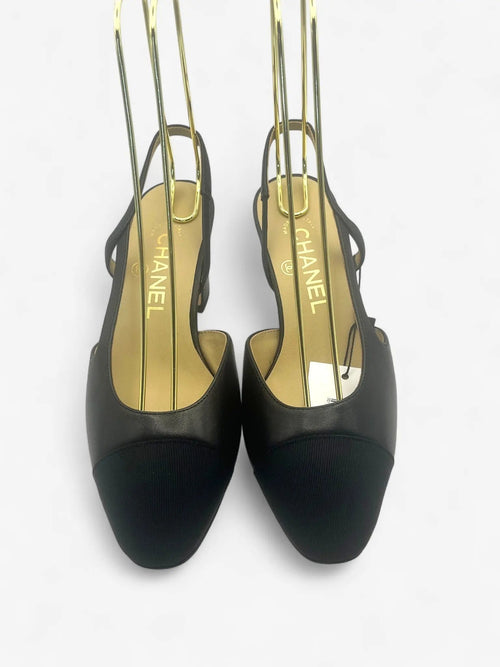 Chanel Slingpumps Schwarz Größe 38