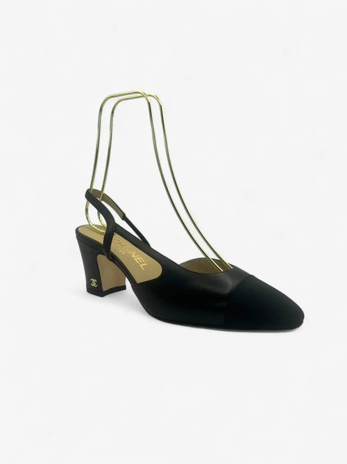 Chanel Slingpumps Schwarz Größe 38