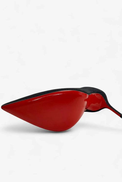 Christian Louboutin IRIZA 100 Glitter Black – Größe 40,5 Christian Louboutin