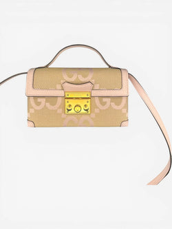 Gucci Padlock Jumbo GG Mini Bag Beige und Rosa Gucci