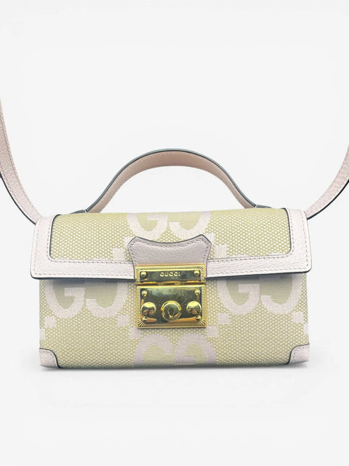 Gucci Padlock Jumbo GG Mini Bag Beige und Rosa Gucci