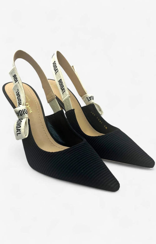 Christian Dior J'Adior Slingback Pumps Black – Größe 38,5 Dior