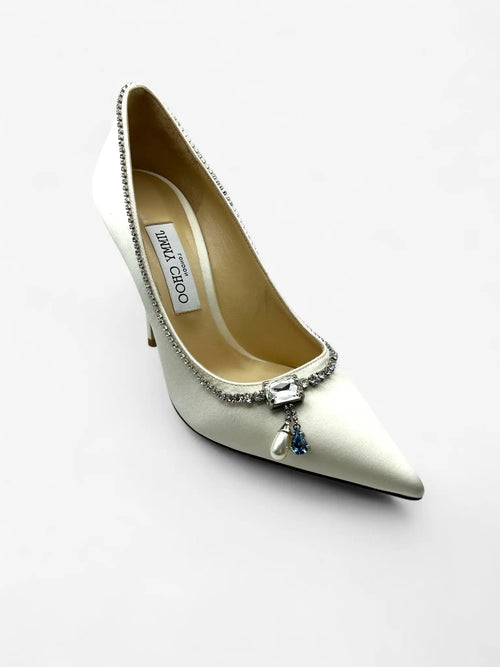 Jimmy Choo Love 100 White  Größe 39