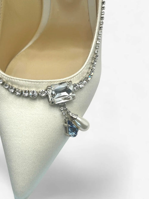 Jimmy Choo Love 100 White  Größe 39