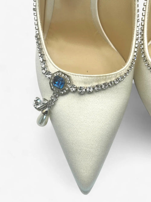 Jimmy Choo Love 100 White  Größe 39