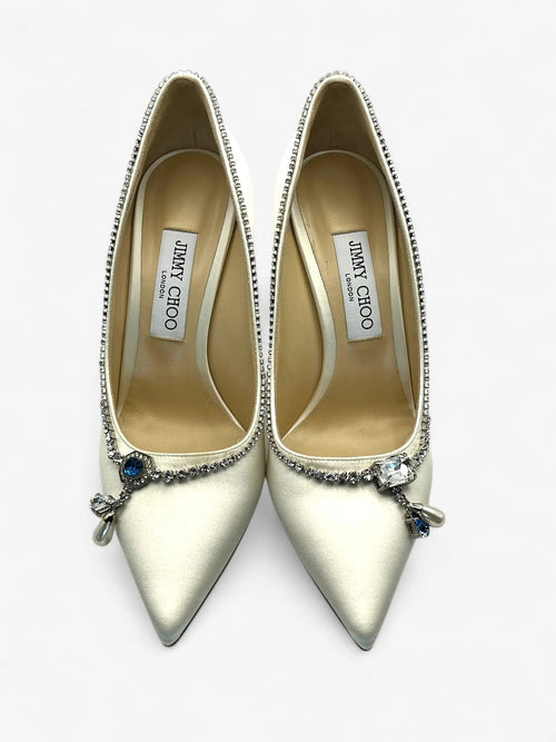 Jimmy Choo Love 100 White  Größe 39