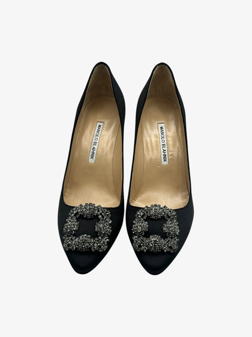 Manolo Blahnik Hangisi Schwarz Größe 38 Manolo Blahnik