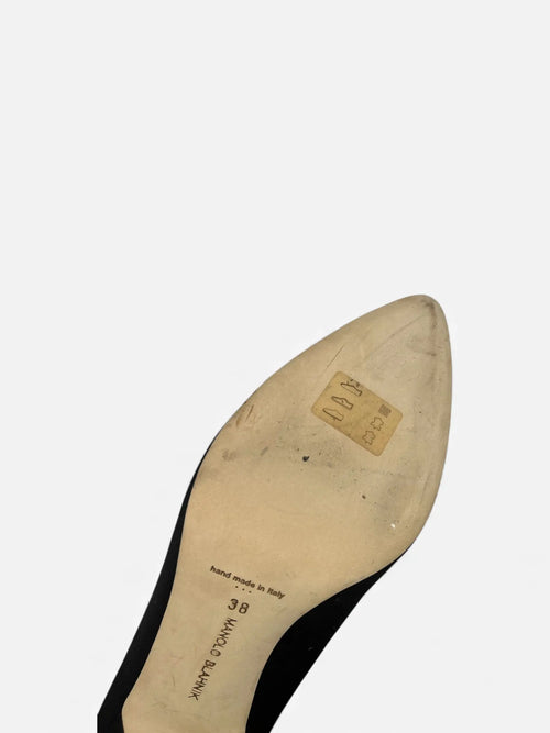Manolo Blahnik Hangisi Schwarz Größe 38 Manolo Blahnik