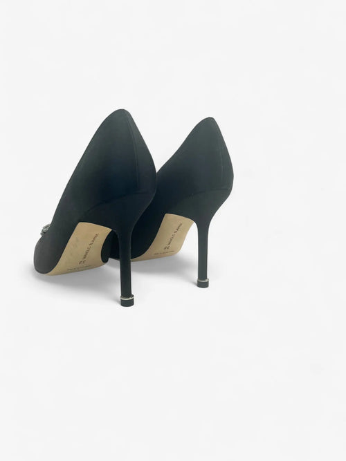 Manolo Blahnik Hangisi Schwarz Größe 38