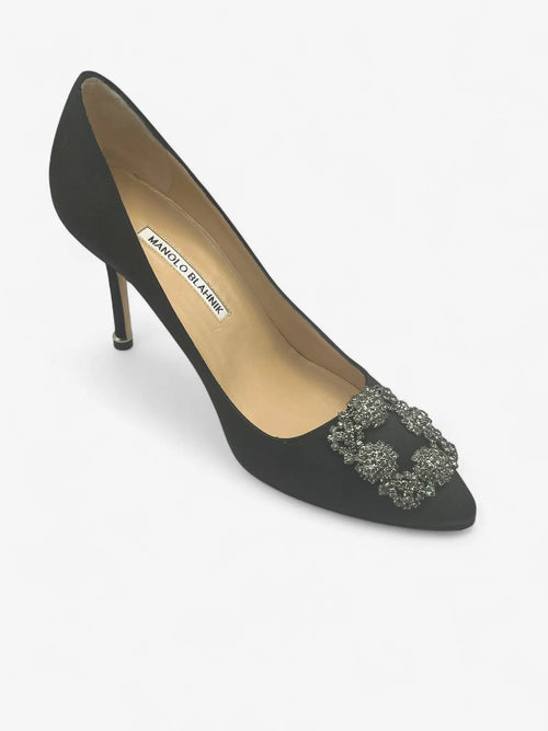 Manolo Blahnik Hangisi Schwarz Größe 38