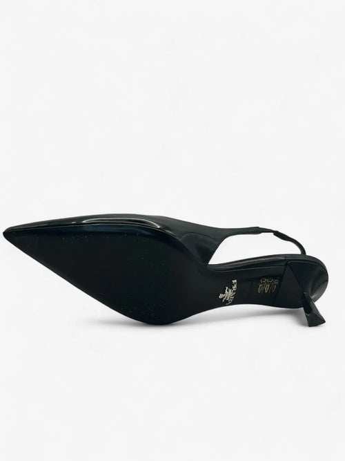 Prada Slingback-Pumps Schwarz Größe 39