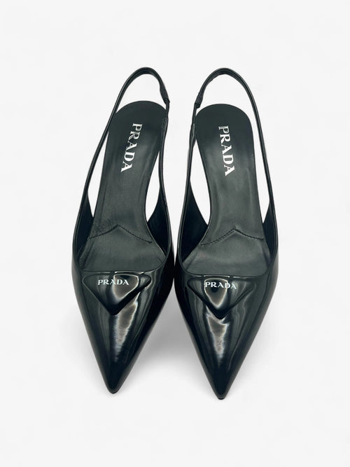 Prada Slingback-Pumps Schwarz Größe 39