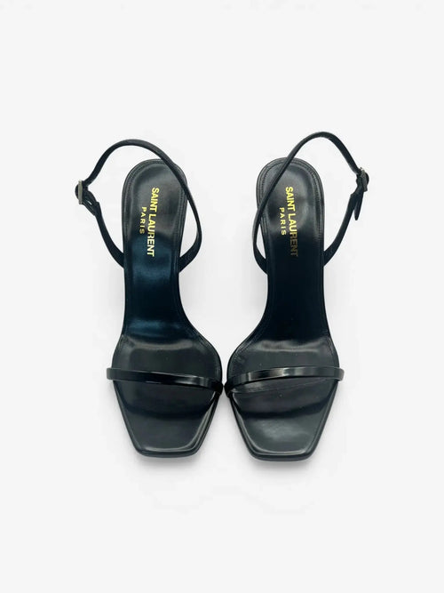 Saint Laurent Opyum Sandalen Schwarz - Größe 38,5 Amandly