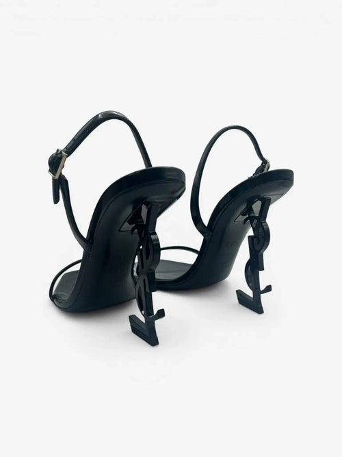 Saint Laurent Opyum Sandalen Schwarz - Größe 38,5 Amandly